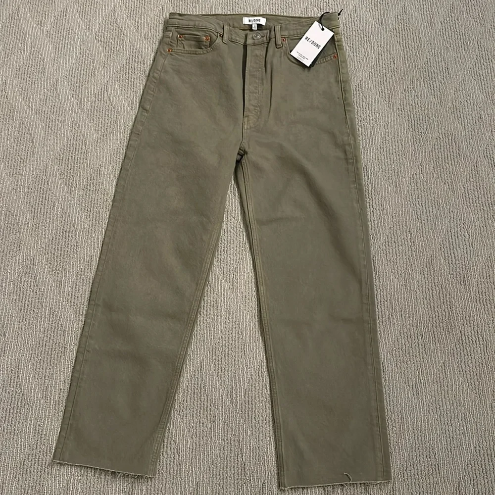 Re/Done 70’s Ultra high rise stove pipe jeans